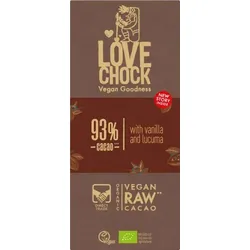 Lovechock Tafel Pur 93% Kakao bio