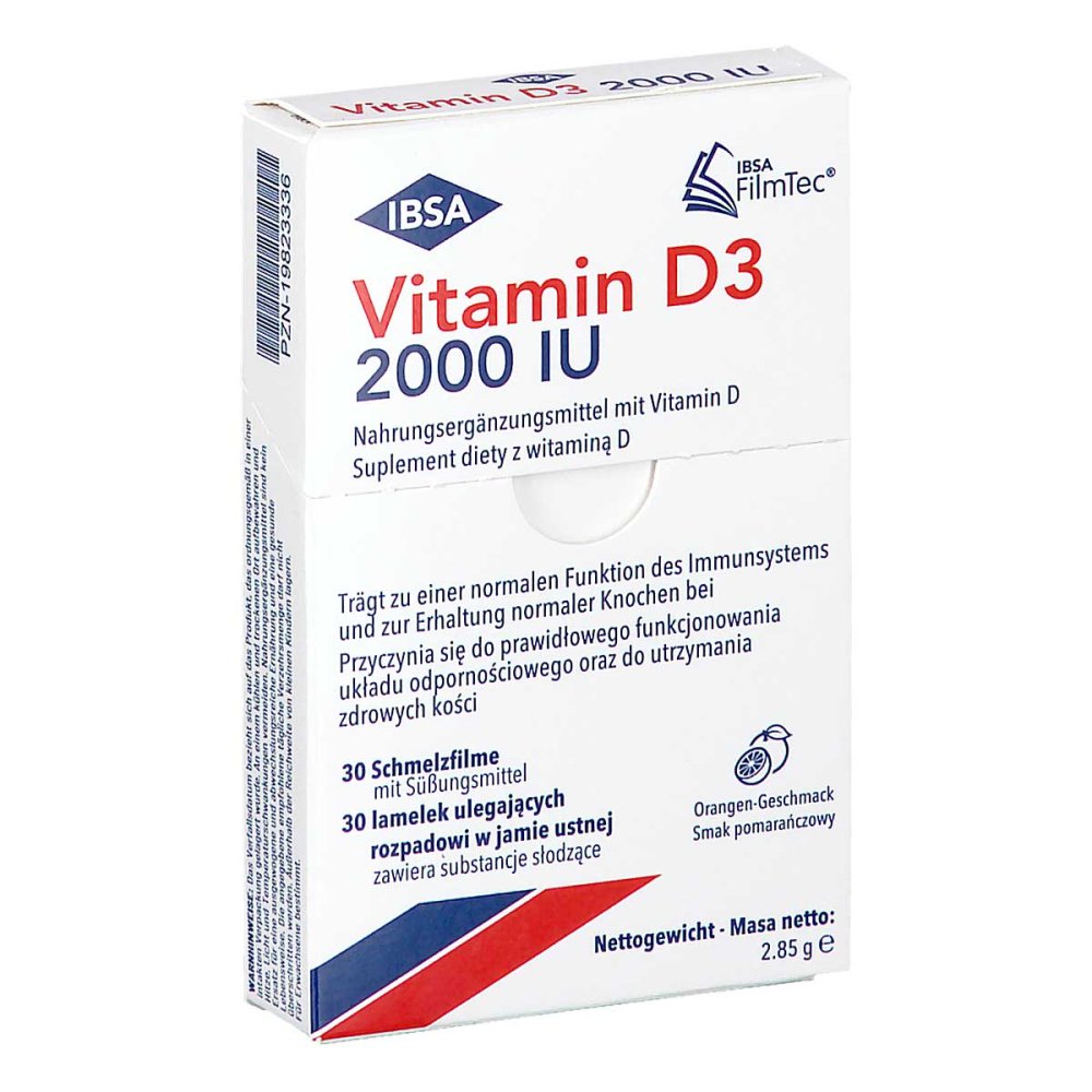 IBSA Pharma GmbH IBSA Vitamin D3 2000 I.e. Schmelzfilm 19823336