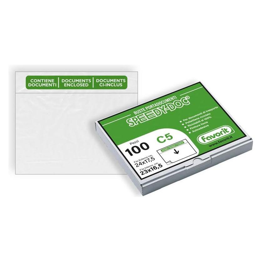 Favorit 100500098 Briefumschlag Weiss 100 Stück (100 Stk.) (39826323)