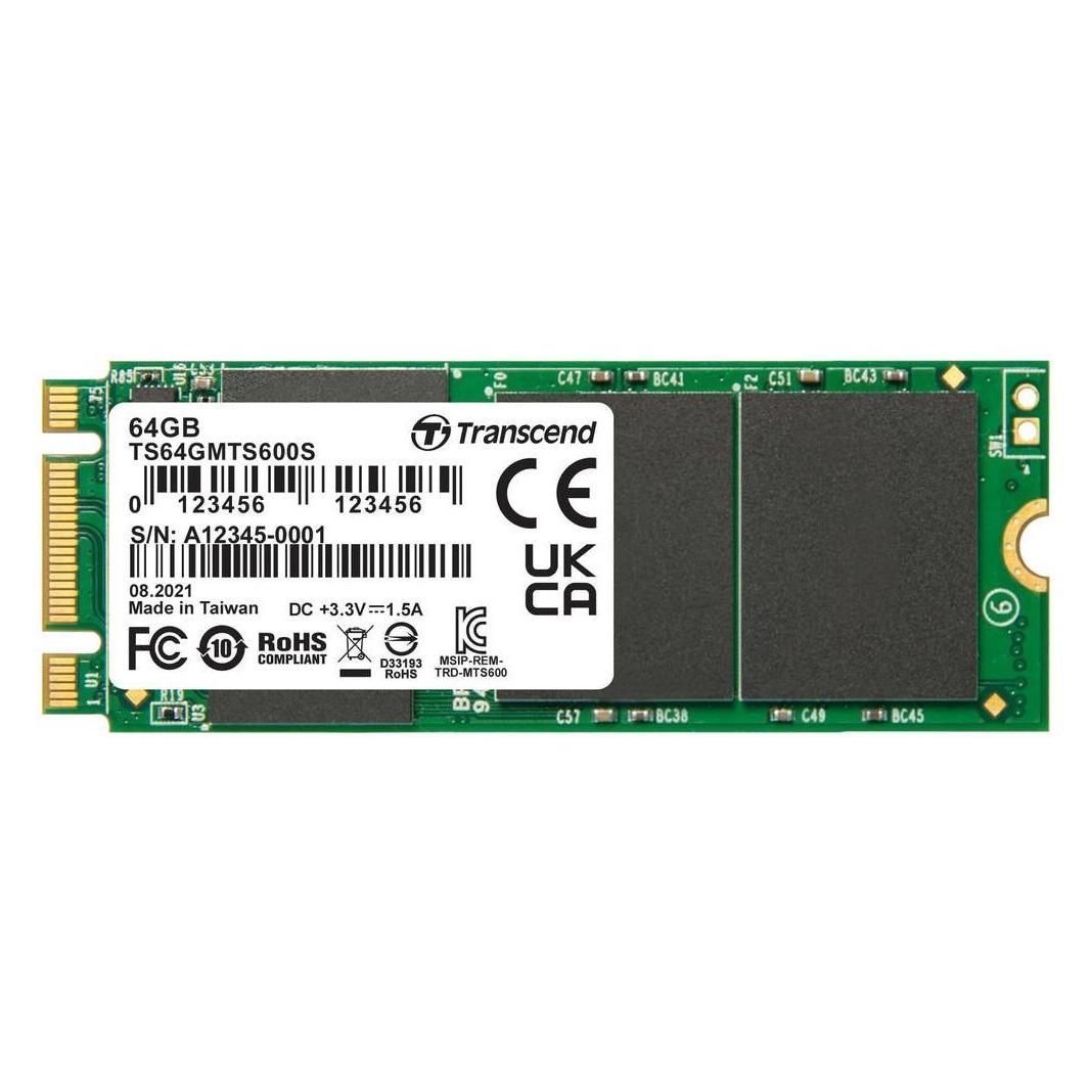 Transcend MTS600S SSD (64 GB, M.2 2260) (TS64GMTS600S)