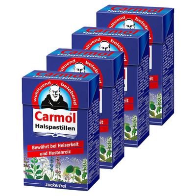 Carmol Halspastillen 4x 4x45 g Pastillen