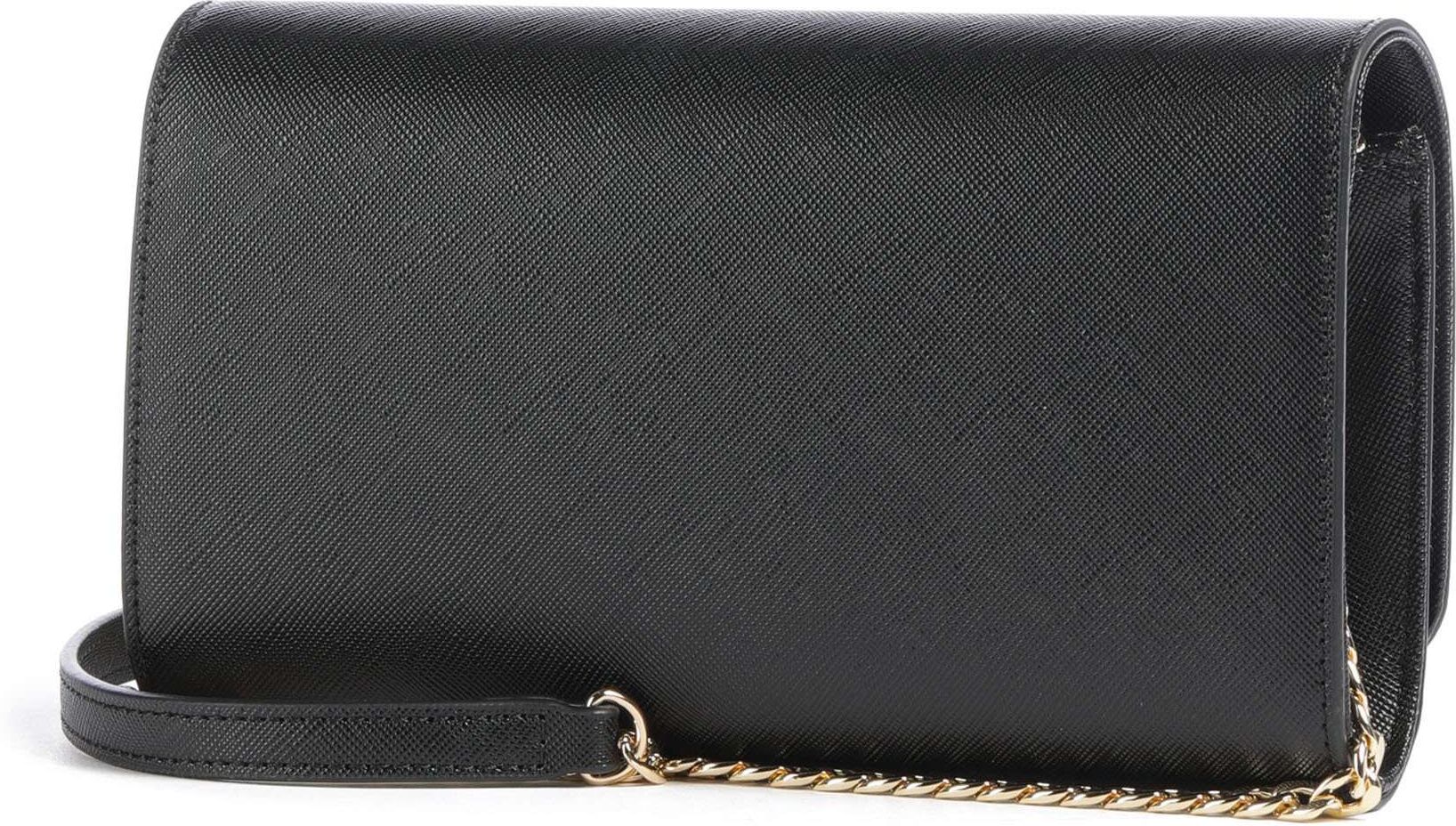 Armani Exchange Amelie Umhängetasche aus Leder, schwarz
