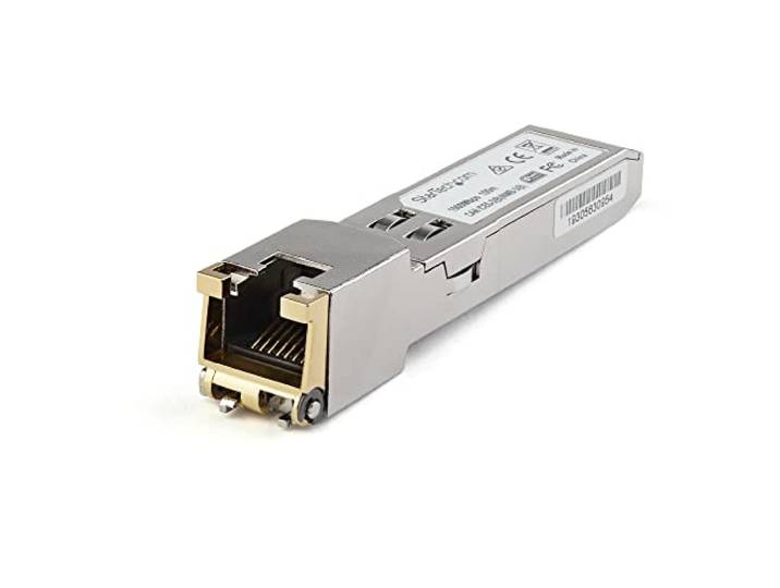 StarTech.com SFP transceiver module (1000BASE-T, koper, Cisco GLC-TE-compatibele SFP-module, RJ45 Mini-GBIC)
