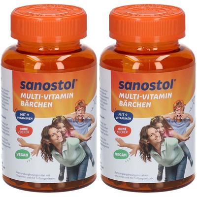 Sanostol Multi-Vitamin Bärchen x2 2x60 St Gummibärchen