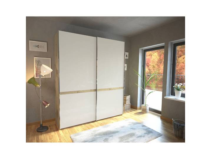 Armoire portes coulissantes Barcelona I 200 x 236cm Marron