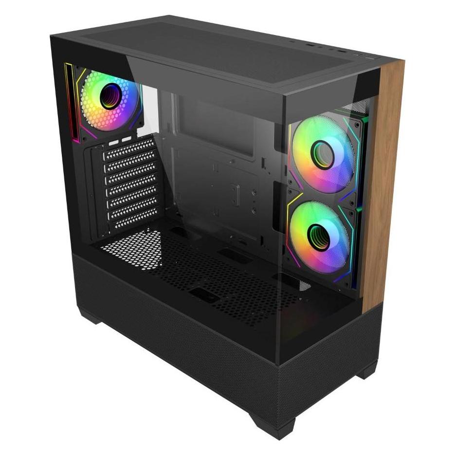 Cooler Master CoolerMaster Geh Elite 690 Wood Black (ATX, ITX, mATX) (E690-KHNN-S00)