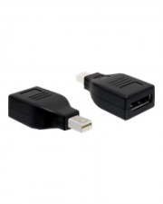 Delock DisplayPort-Adapter Mini-DisplayPort M DisplayPort W Schwarz (65238)