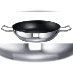GastroSUS Schmorpfanne Industar mit DIAMAS PRO Antihaft-Beschichtung Industar, Edelstahl, 28 cm