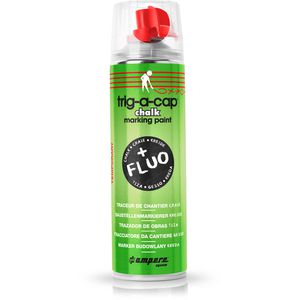 AMPERE Markierungsspray trig-a-cap chalk, Kreidespray, rot, temporäre Markierung bis 2 Monate, 500 ml