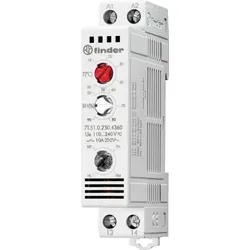 Finder Multi-Thermo-/Hygrostat 1S 10A 110-230VAC 7T.51.0.230.4360