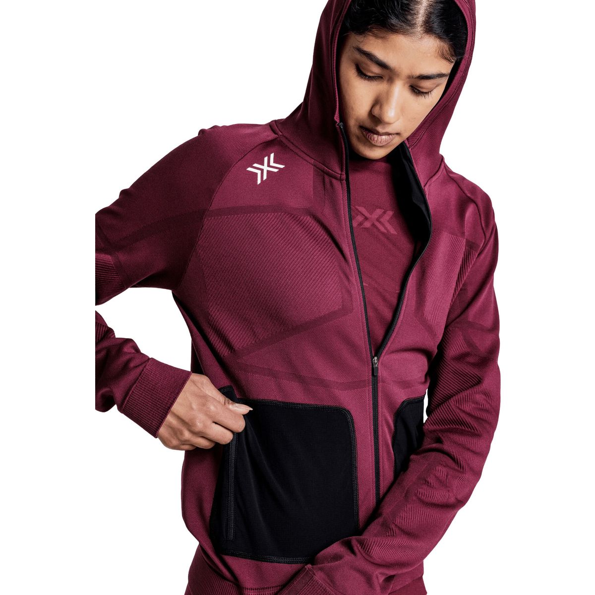 X-Bionic X-ential Hooded Jacket Women oxide red (R012) L XE-YJX2W26W-R012-L