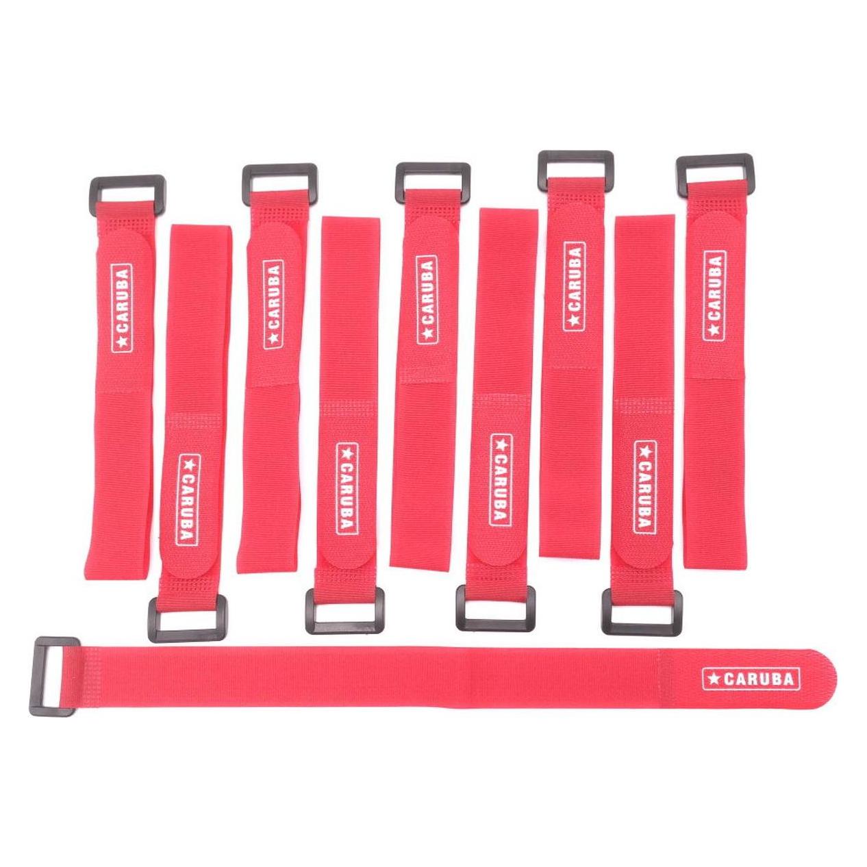 Caruba Fast Fixer Pro 1 Rot (10 Stück) (Kunststoffkabelbinder, 340 mm, 10 Stk.) (22736028)