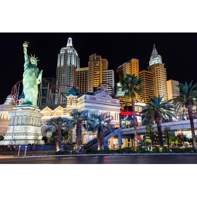 Fototapete PAPERMOON "Las Vegas", bunt, B:4m L:2,6m, Vlies, Tapeten