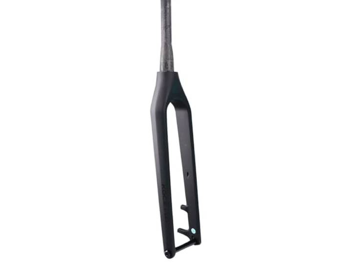 HIMALO Carbon MTB-Starrgabel 29er Mountainbike-Gabel 1-1/2'' Verjüngt Vorderradgabel Steckachse 15x110mm Boost-Gabel Scheibenbremse (Color : Black)