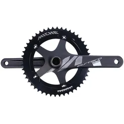 Miche Kettenradgarnitur Pistard 2.0 48 Zähne 165 mm schwarz