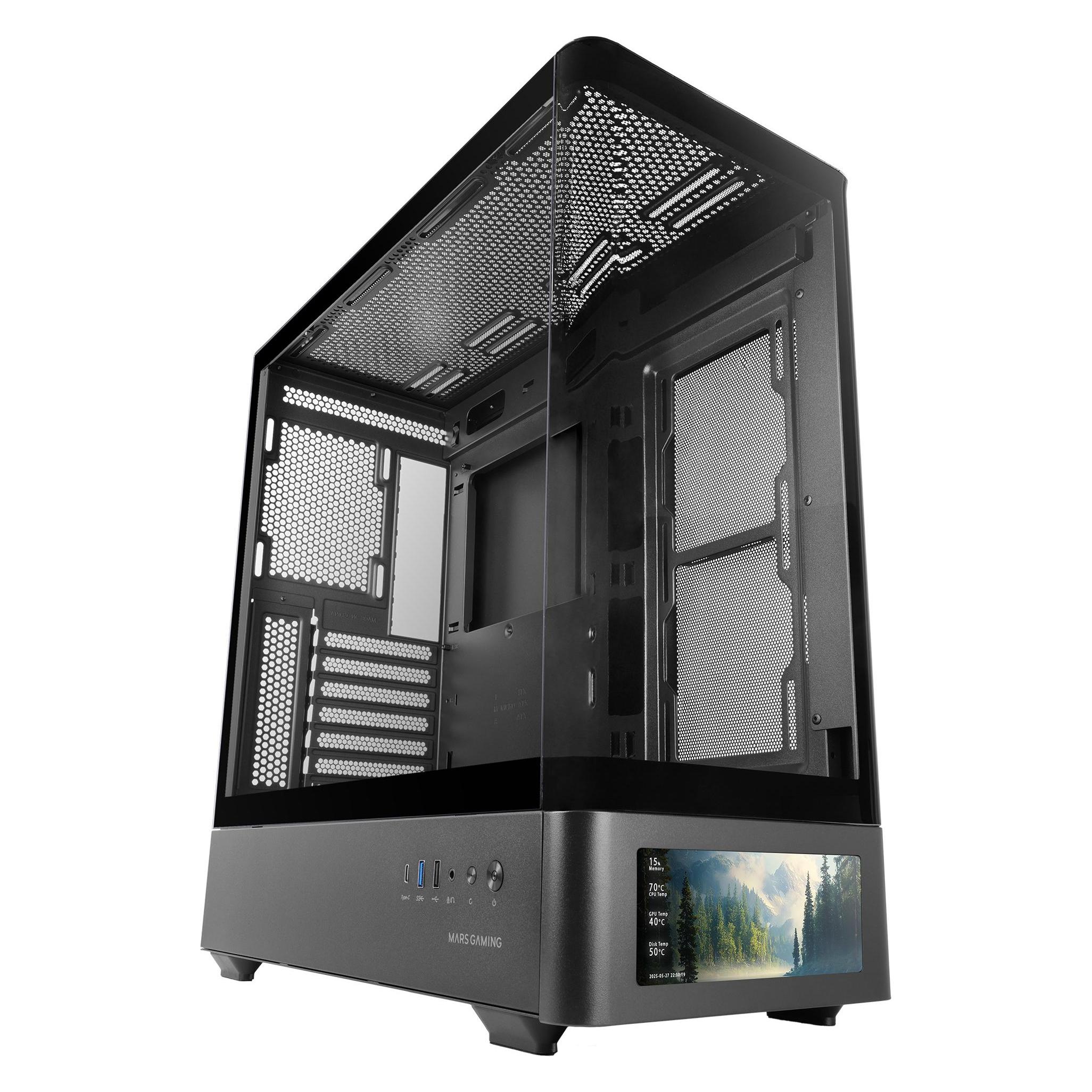 Mars Gaming 8435693112709 (ATX, mATX, Mini-ITX) (MCLCDPRO)