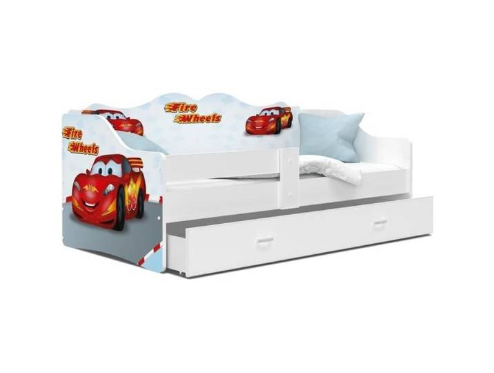 Lit banquette enfant 80 x 160 cm Cars - Matelas Oeko-Tex inclus
