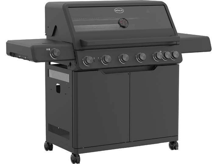 Gasgrill RÖSLE ALLFLAME Hero 6 , schwarz, B:157cm T:61,8cm, Grills, Gasgrill, 50 mbar