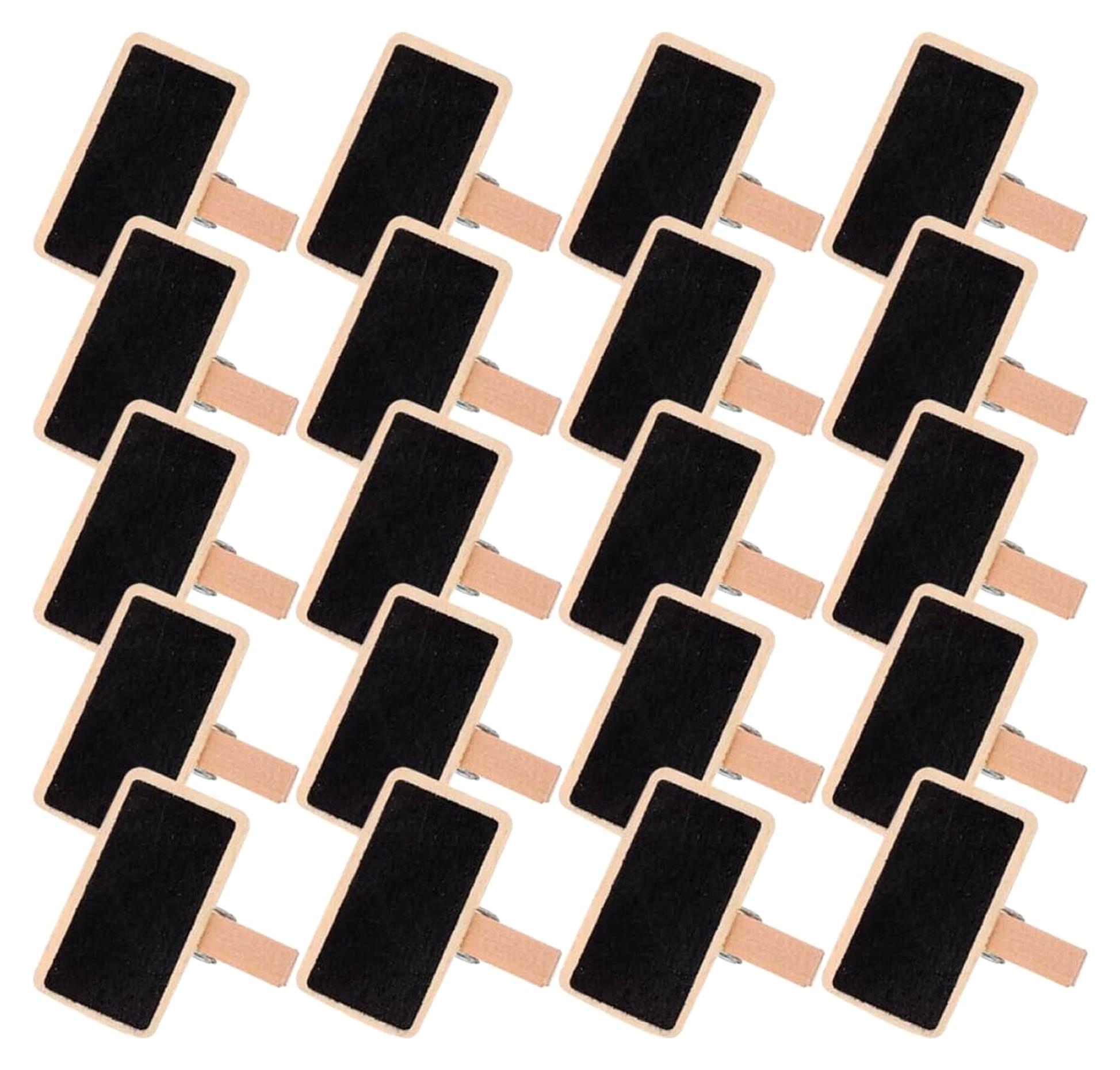 50 Stück Kleine Kreidetafeln mit Clips für Beschriftungen - Kompaktes Design für Dekoration und Veranstaltungen