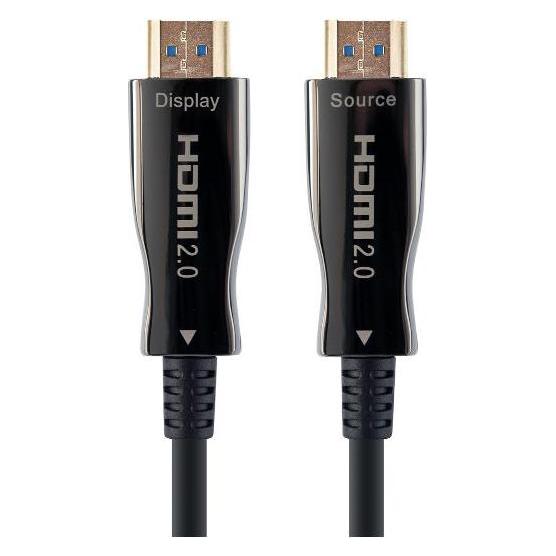 Hamlet XVCHDM-AOM50 Cavo Video Attivo (AOC) HDMI 2.0 4K 60 Hz Ibrido Rame/Fibra Ottica 50 Metri ( (50 m) (XVCHDM-AOM50)