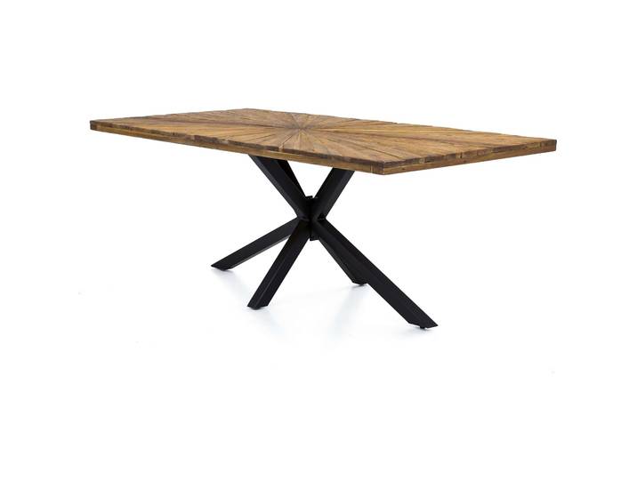 Esstisch Stella Teak natur Massivholz B 180 T 100 cm - Esstisch