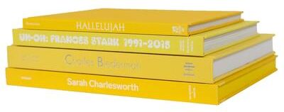 Booth & Williams Decorative Books - Daffodil Coffee Table Stack - 4 Yellow Books