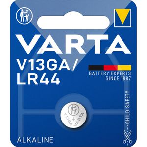 Varta Knopfzelle V13GA / LR44 / LR1154 / AG13, 130 mAh