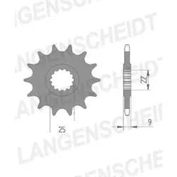 Supersprox Ritzel 525 17Z