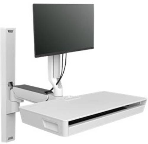 Ergotron CareFit Combo System mit Ablagefläche Monitorhalterung 1 Display(s) 68,6cm (27") Weiß Schwenkbar, Neigbar, Drehbar