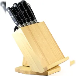 CS KOCHSYSTEME, PREMIUM Ipad rotierendes Messerblock-Set 3CR13 8-teilig im Geschenkkarton