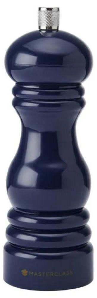 MasterClass peper- en zoutmolen met verwisselbare dop, blauw, 17 cm