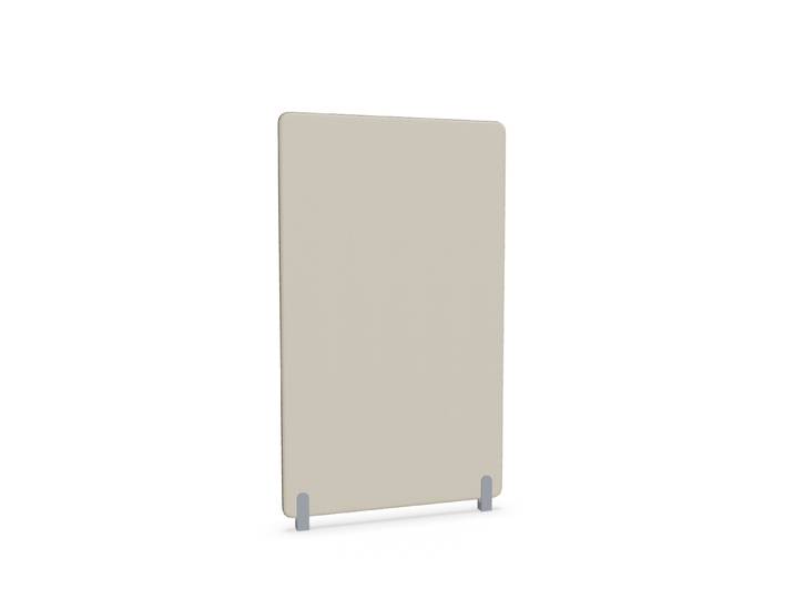 Trennwand Mdd Sonic 100x165 cm, Distanzfüsse, Beige/Silbergrau, Neu