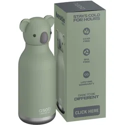 asobu® Trinkflasche Koala 460ml - grün