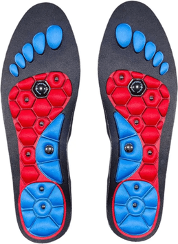 Inspire Essentials Magnetic Acupressure Insoles Orthopedic Gel Inserts For Foot Pain Relief And Support l