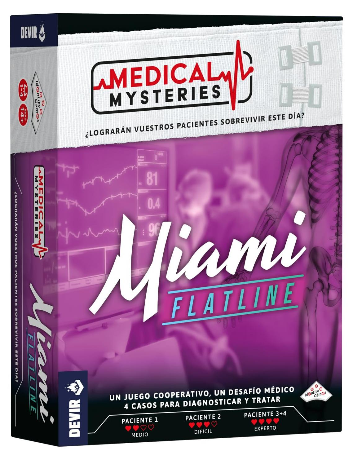 Devir Medical Mysteries Miami Coöperatief Gezelschapsspel