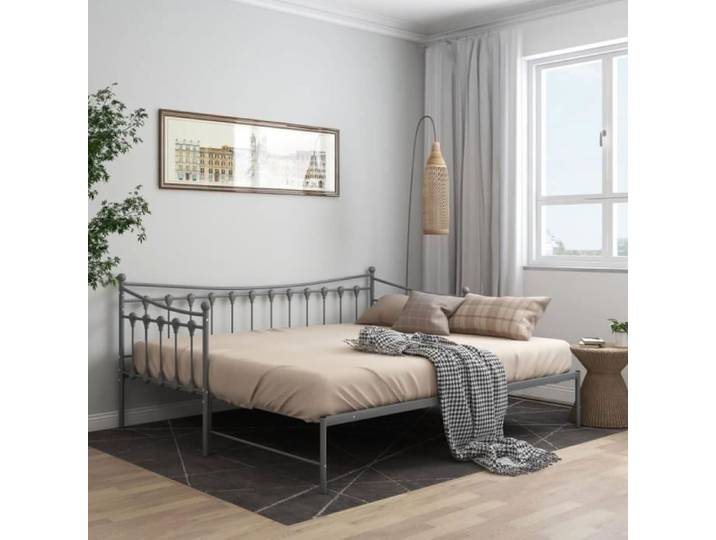 Cadre de canapé-lit extensible - STAR - BEST - Gris - Elégance - Chic