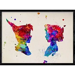 POSTER Peter Pan & Tinkerbell A4 Rahmenlos