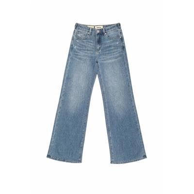 Schlagjeans PROJECT BLUE "Project Blue Flared", Damen, Gr. 26, Normalgrößen, morning blau, 90% Baumwolle, 10% Polyester, unifarben, normal, Jeans