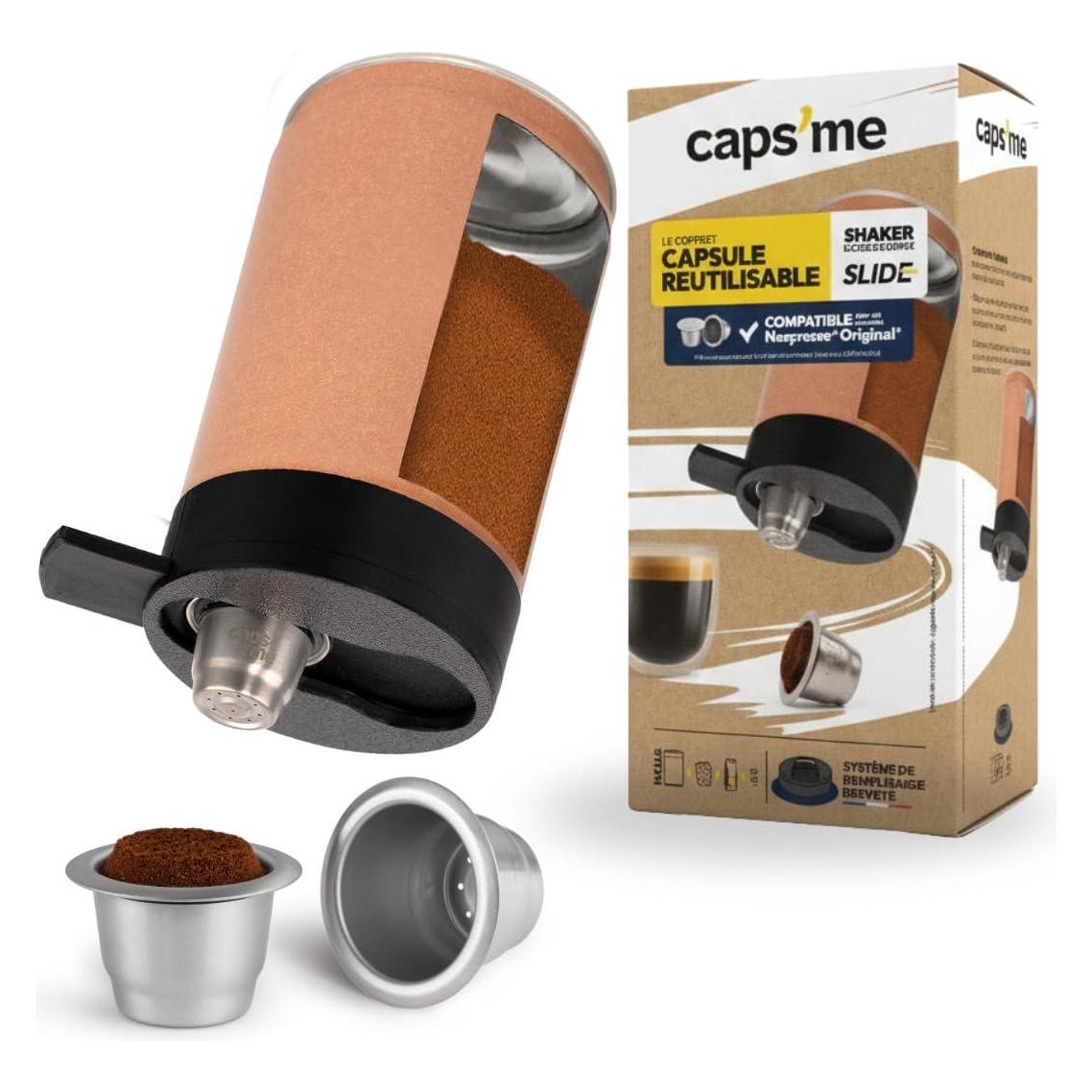 Caps me CAPSME Minimalist Pack (without coffee), Nespresso (CAPS-MININE-SC01-INTER)