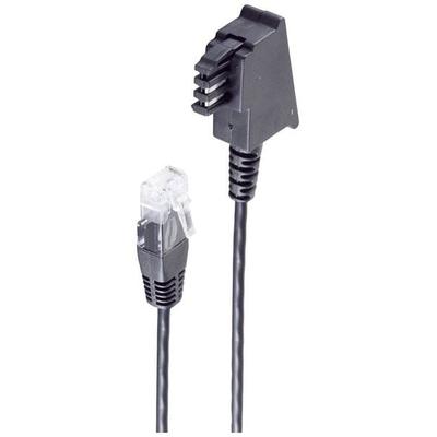 Shiverpeaks DSL Anschlusskabel [1x TAE-F-Stecker - 1x RJ45-Stecker 8p2c] 3m Schwarz