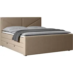 Boxspringbett Lima ca. 180x200 cm Beige