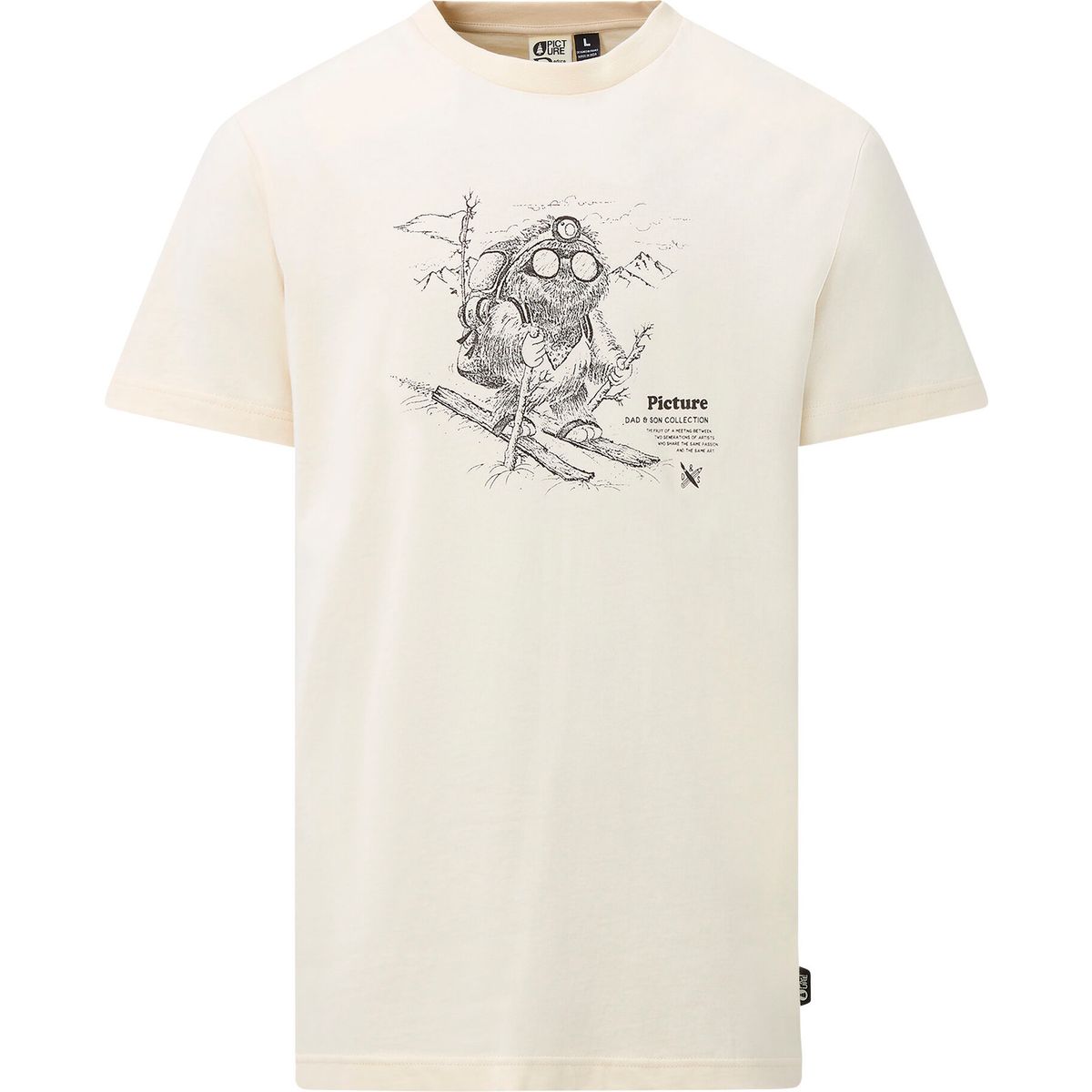 Picture D&S Jimmy Critter Tee white (A) S MTS1355ANatural WhiteS