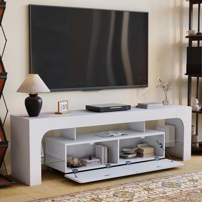 Garvee "Modern LED TV Stand for TVs up to 70"""