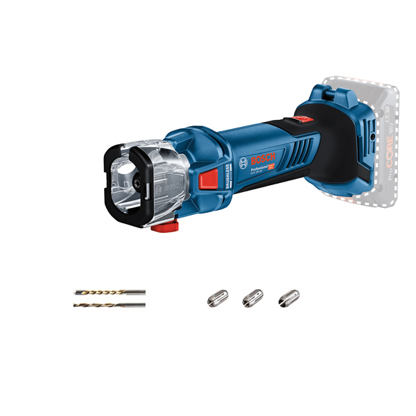 Bosch Akku-Rotationswerkzeug GCU 18V-30, Spannzangenschlüssel 06019K8000