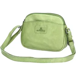 The Skandinavian Brand Damen Leder Umhängetasche - Green