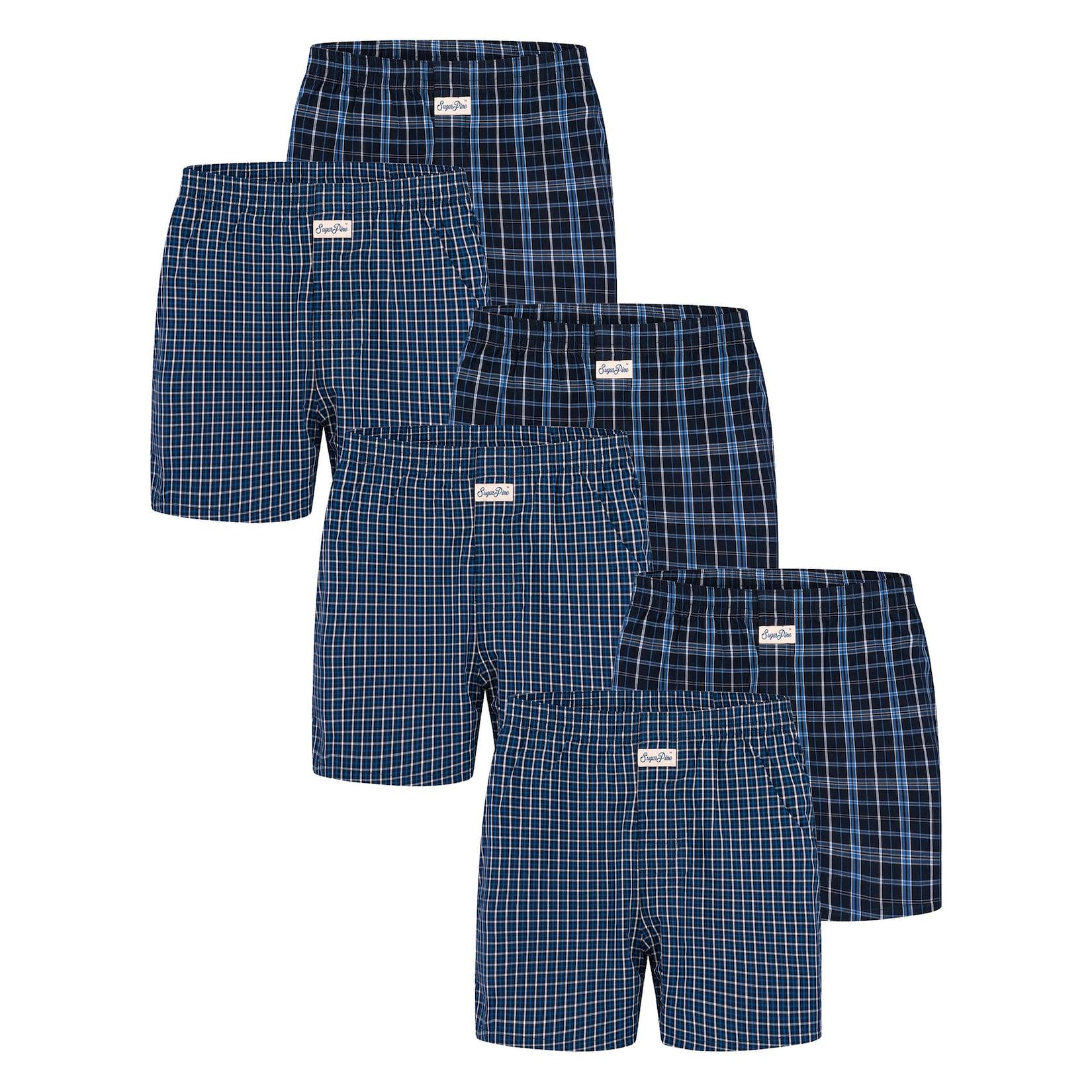 Sugar Pine Herren Boxer Mix Karos 6er Pack