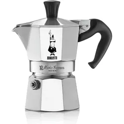 Bialetti Caffettiera Moka Express Aluminium, Silber, 12 Tassen Fassungsvermögen