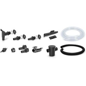 Prosperplast Anschlussset Icanset 7,aus Kunststoff, 13-teilig, mit Regensammler, Schlauch, Auslaufhahn