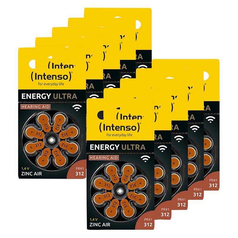 Intenso Batterie Zinc Air, 312, 1.45V (80 Stk., A312, 148 mAh) (7504438MP)