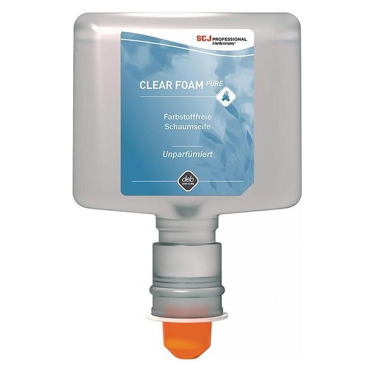 Stoko Schaumseife Clear FOAM Pure 1,2 l passend für 4707 020 195 ohne Duft-/Farbstoffe (1200 ml) (CLR12LTF)